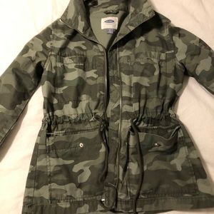 Camo utility jacket